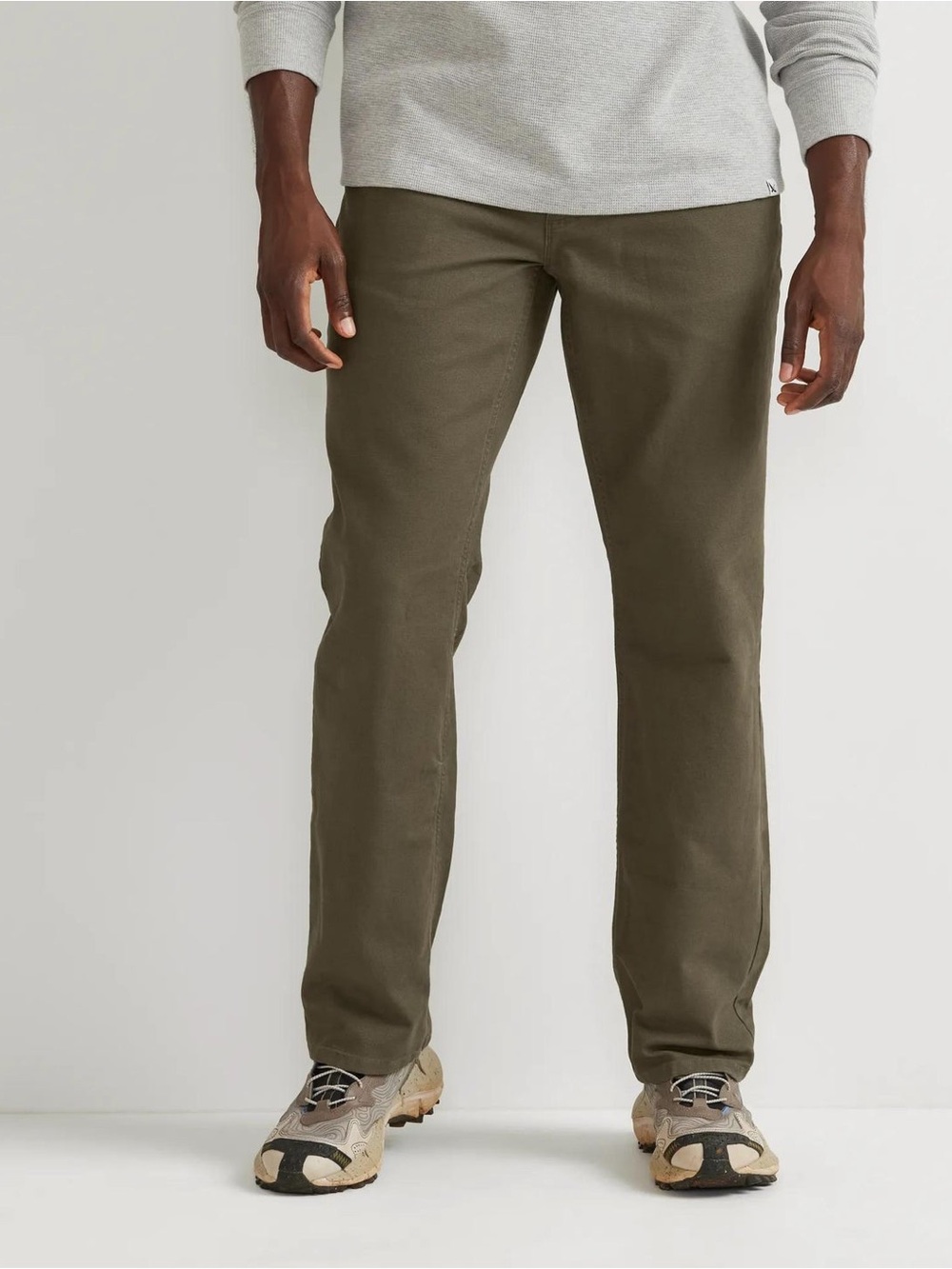 Eddie Bauer Olive Green Chinos - Straight Leg